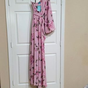 Stunning Dress Code Chic one sleve maxi deess